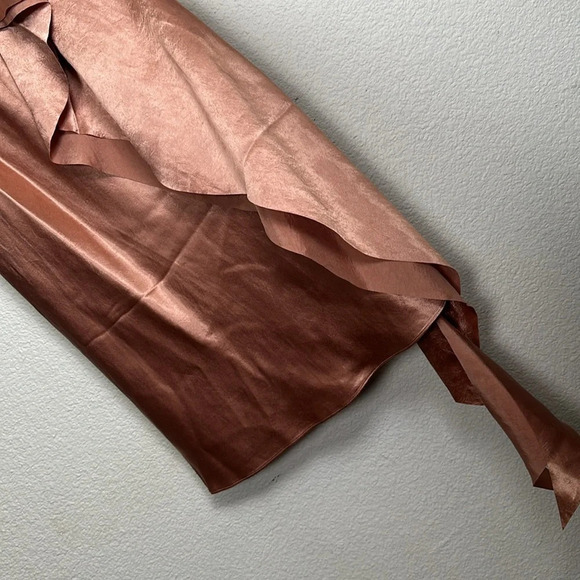 Banana Republic Heritage Collection Side Ruffle Slip Dress Womens Size XS NWT - Picture 6 of 11